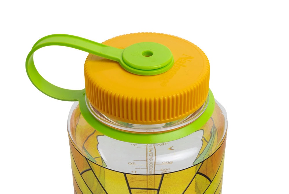 32oz Wide Mouth Stained Glass Print Bottles