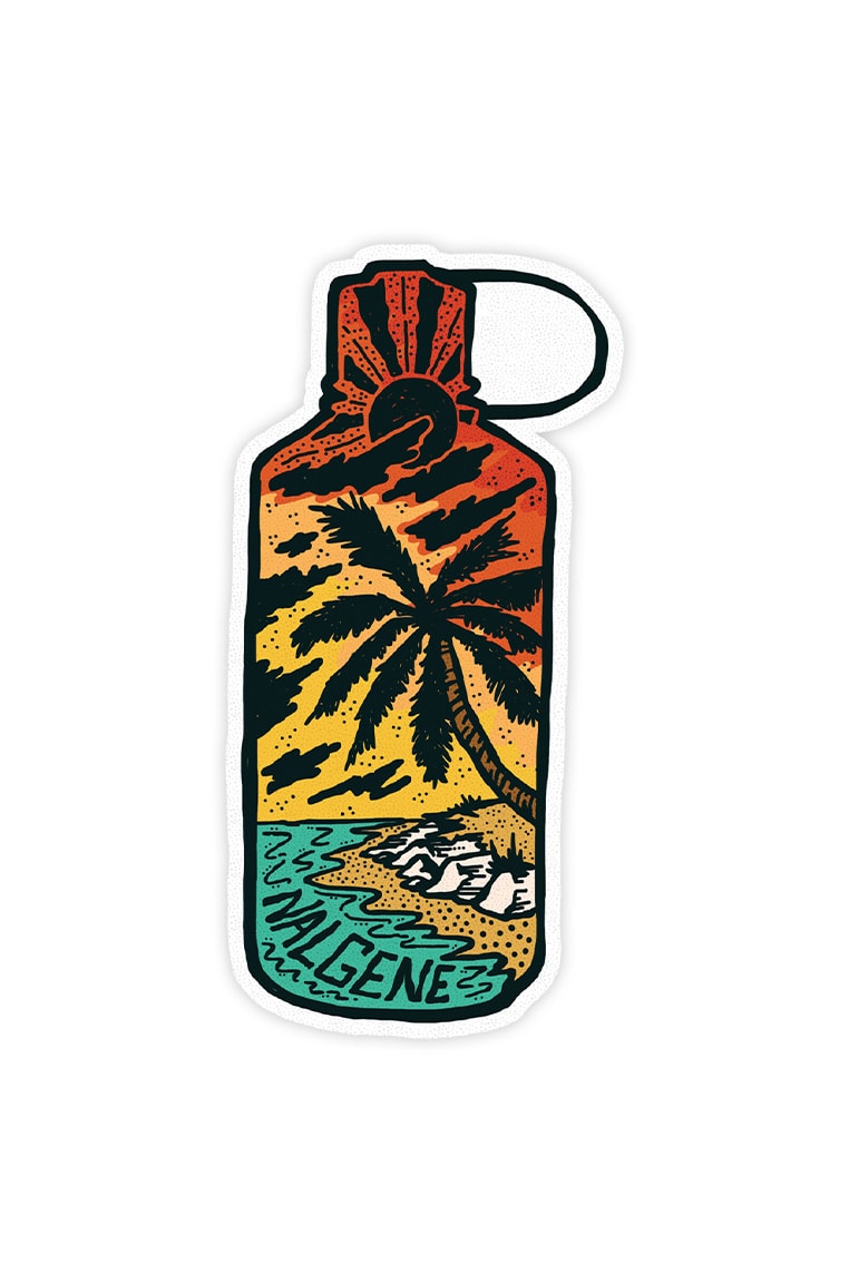 Tropical Narrow Mouth Sticker