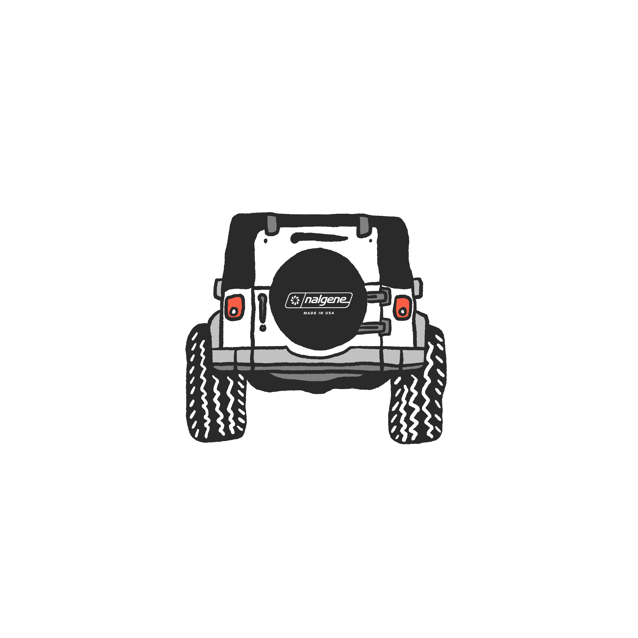 Four Wheeling Sticker